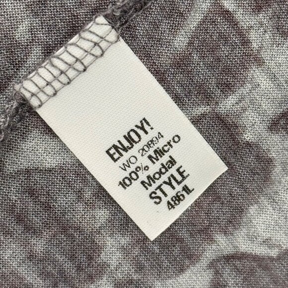 Michael Stars Womens Leopard  2 pc shirt jacket knit  Long Sleeve Top one size - Picture 2 of 14